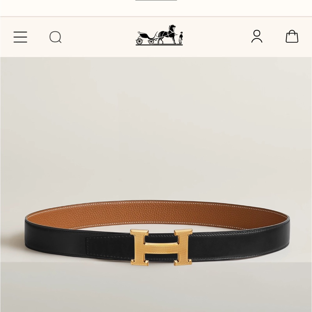 Black and Gold Designer Belt